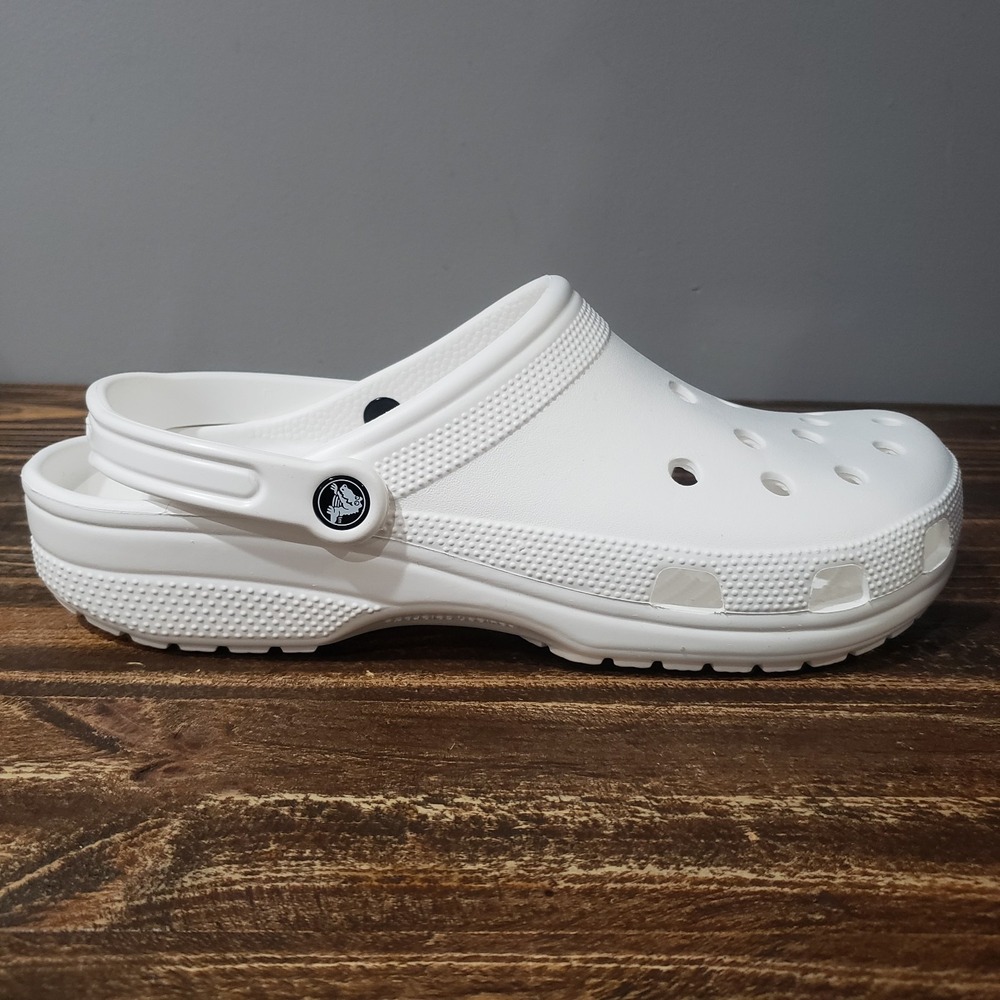 Crocs Classic Men's Size 13 White New W/tags